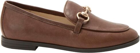 Alegria Women's Aliya Leather Loafer Flat Shoes with Horsebit Buckle in Saudi Arabia