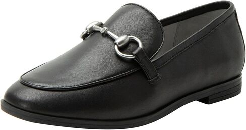 Alegria Women's Aliya Leather Loafer Flat Shoes with Horsebit Buckle in Saudi Arabia