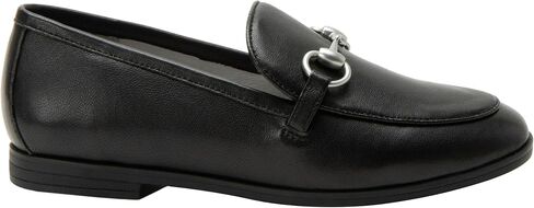 Alegria Women's Aliya Leather Loafer Flat Shoes with Horsebit Buckle in Saudi Arabia