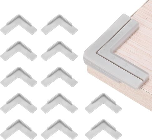 uxcell Corner Protectors, 12 Pcs Table Corner Protectors, Furniture Corner Guard and Edges Safety Bumpers for Table Edges and Sharp Corners (Star-Shaped, Clear) in Saudi Arabia
