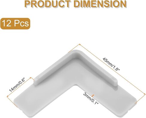 uxcell Corner Protectors, 12 Pcs Table Corner Protectors, Furniture Corner Guard and Edges Safety Bumpers for Table Edges and Sharp Corners (Star-Shaped, Clear) in Saudi Arabia