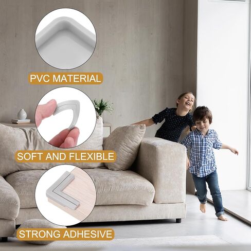 uxcell Corner Protectors, 12 Pcs Table Corner Protectors, Furniture Corner Guard and Edges Safety Bumpers for Table Edges and Sharp Corners (Star-Shaped, Clear) in Saudi Arabia