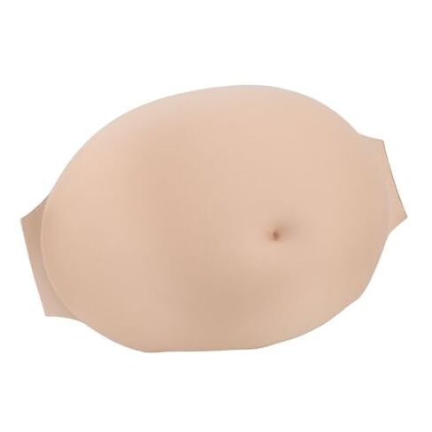 Dioche Fake Pregnant Belly, Sponge Belly Costume Memory Foam Artificial Belly Bump for Parties, Stages, Performances (3-4 Months) in Kuwait