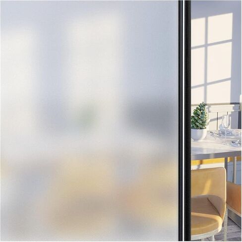 فيلم Window Film Privacy Film ، خصوصية ملصق النافذة ذاتية النافذة ، فنية غامضة للأشعة فوق البنفسجية لفيلم النافذة الزجاجية للحمام الزجاجي (60x200 سم) in Kuwait