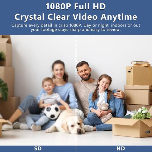 Mini Hidden Camera 1080P WiFi Spy Cam – Portable Wireless Nanny Cam with Night Vision, Motion Detection, APP Remote View, Loop Recording, Supports 128GB SD, Indoor Home Security, White in Saudi Arabia