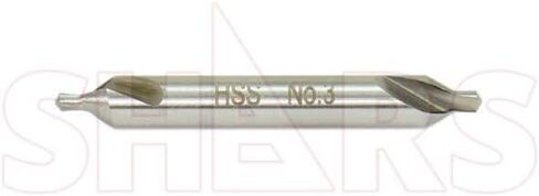Shars 5 PCS #3 HSS Center Center Drill Combined Drill & Cumberink New 404-1352 (5)!) in Saudi Arabia