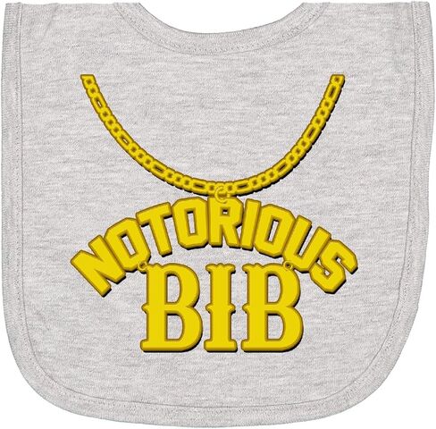 inktastic Notorious Bib Newborn Bib in Saudi Arabia