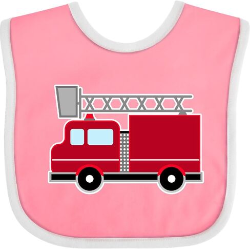 inktastic Red Firefighter Fire Truck Bib Bib in Saudi Arabia