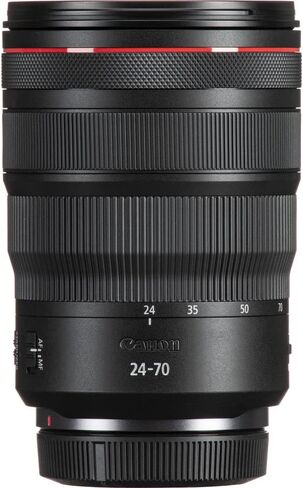 Canon RF 24-70mm f/2.8 L هو عدسة USM-تكبير قياسي مع استقرار الصور للأحداث ، الصور ، حفلات الزفاف والفيديو (3680C002) + بطاقة ذاكرة 64 جيجابايت in Kuwait