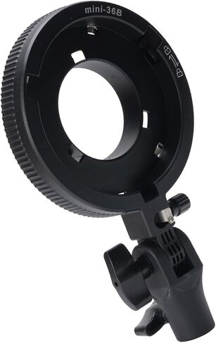 Sorandy for Bowens Mount Holder ، حامل فلاش كاميرا الألومنيوم ، مثالي لـ Bowens Mini إلى Standard ، مثالي لضوء LED ، صندوق ناعم ، طبق تجميل ، عاكس ، مظلة in Kuwait