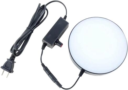 أبيض قابل للتعديل ضوء حلقة ضوء إضاءة قطع الغيار بقطع الغيار مع محول الطاقة LED حلقة المجهر أسفل القابس الأمريكي in Saudi Arabia