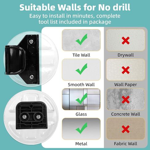 No Drill Retractable Baby Gates Parts, Large Size No Drilling Accessory for 120" 150" and 200" Miumoon Retractable Gate (Gray, Large) in Kuwait