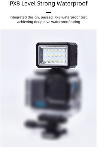 LED MINI LED LED LIGHT LIGHTING- ، مصباح ملء LED مقاوم للماء لـ Insta360 X5 مثالي للغوص والتصوير المائي in Kuwait