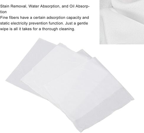 قماش تنظيف الألياف الدقيقة 100pcs مضاد للغطاء الغبار العدسة احترافية العدسة العدسة in Kuwait