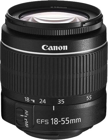 Canon EOS Rebel 4000D / T100 DSLR Camera with EF-S 18-55mm Lens + 2pc 64GB Memory Cards + Flash + Photo and Video Software & More (Renewed) in Saudi Arabia