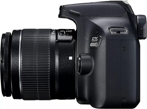 Canon EOS Rebel 4000D / T100 DSLR Camera with EF-S 18-55mm Lens + 2pc 64GB Memory Cards + Flash + Photo and Video Software & More (Renewed) in Saudi Arabia