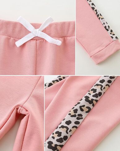 Toddler Baby Girl Clothes Long Sleeve Crewneck Sweatshirt with Pants Spring Fall Winter Outfits in Saudi Arabia
