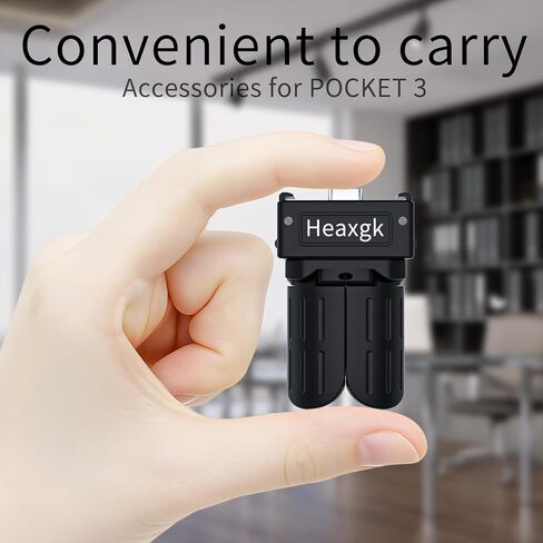 Quick Release Mini Tripod Kit for DJI Osmo Pocket 3, Type-C Full-Function Port Charging Adapter Base for Pocket 3 Accessories with 1/4 Screw Hole for Tripods in Saudi Arabia