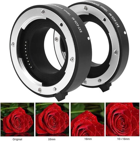 AF Auto Focus Macro Extension Tube Adapter Ring for Canon EF-M EOS M M2 M3 M5 M6 M10 M50 M100 M50 II in Kuwait