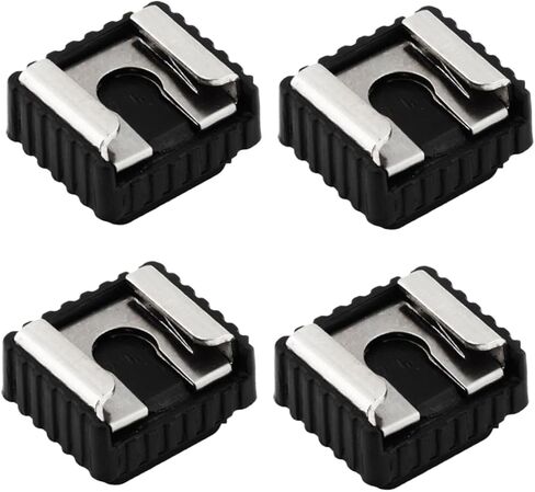 ARTIBETTER 4pcs Flash Light Clamp Holder Professional Camera Hot Shoe Adapter Socket Fittings Lamp Base Adapter in Saudi Arabia