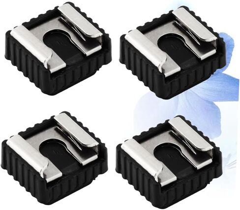 ARTIBETTER 4pcs Flash Light Clamp Holder Professional Camera Hot Shoe Adapter Socket Fittings Lamp Base Adapter in Saudi Arabia