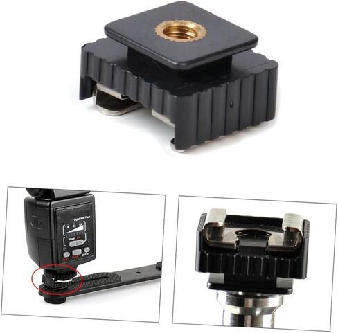 ARTIBETTER 4pcs Flash Light Clamp Holder Professional Camera Hot Shoe Adapter Socket Fittings Lamp Base Adapter in Saudi Arabia