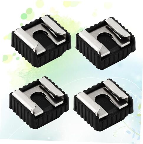 ARTIBETTER 4pcs Flash Light Clamp Holder Professional Camera Hot Shoe Adapter Socket Fittings Lamp Base Adapter in Saudi Arabia