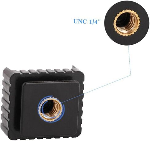 ARTIBETTER 4pcs Flash Light Clamp Holder Professional Camera Hot Shoe Adapter Socket Fittings Lamp Base Adapter in Saudi Arabia