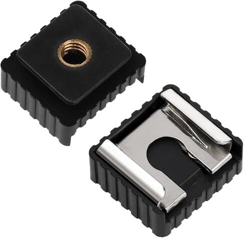 ARTIBETTER 4pcs Flash Light Clamp Holder Professional Camera Hot Shoe Adapter Socket Fittings Lamp Base Adapter in Saudi Arabia