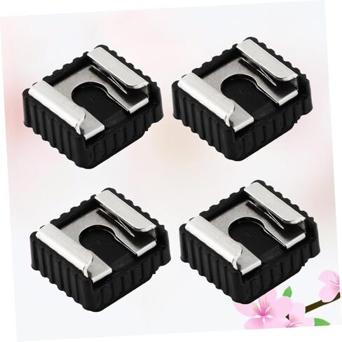 ARTIBETTER 4pcs Flash Light Clamp Holder Professional Camera Hot Shoe Adapter Socket Fittings Lamp Base Adapter in Saudi Arabia