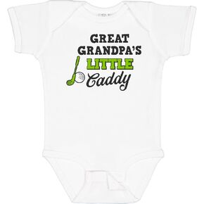 inktastic Great Grandpas Little Caddy with Golf Club and Ball Baby Bodysuit in Kuwait
