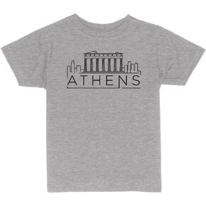 Skyline أثينا اليونان Toddler Kids T-Shirt in Kuwait