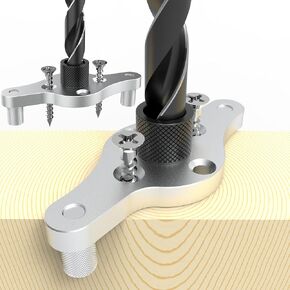 Floating Shelf Bracket Dowel Jig Kit - 1/2 Inch Drill Bit Included - Self-Centering Drill Guide for Hidden Shelf Brackets - DIY Woodworking Tool for Invisible Shelves and Mantels in Saudi Arabia