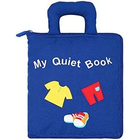My Quiet Book - My First Soft Book, Nontoxic Fabric Baby Cloth Activity Crinkle Soft Books for Infants Boys and Girls Early Educational Toys Baby Gift in Saudi Arabia
