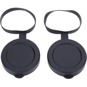 2Pcs Objective Lens Caps Rubber Protective Snug Fit Telescope Lens Cover for ID 61 to 64mm Monocular Binocular in Kuwait