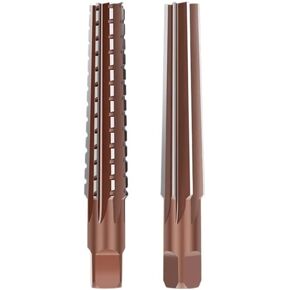 Straight Shank Morse Reamer HSS Taper-Shank Vertical Hobbing Cutter Tooling ConeHand Shanking Mohs Machining Tools Extended(NO 2 (A and B)) in Saudi Arabia
