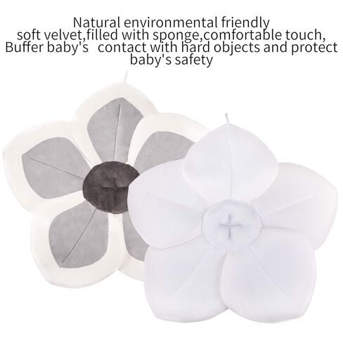 Baby Bath - Flower Baby Bath Pad Infant Bathtub Mat for Bathtub Tub Sink - Gray2 in Kuwait
