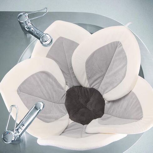 Baby Bath - Flower Baby Bath Pad Infant Bathtub Mat for Bathtub Tub Sink - Gray2 in Kuwait
