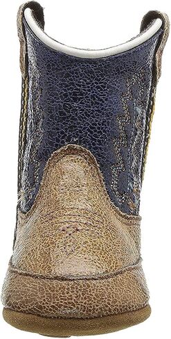 Boots Old West Kids Boots للجنسين-بيب بيبتس أحذية جلدية مع إغلاق الفيلكرو in Saudi Arabia