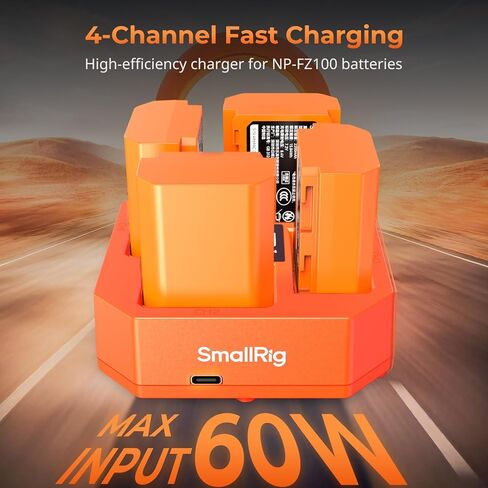 Smallrig 4-slot NP-FZ100 Chager و USB-C NP-FZ100 بطارية (حزمة واحدة) in Kuwait
