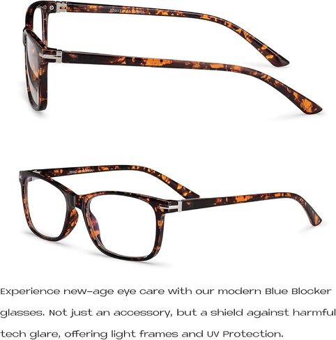 Readerest Blue Light Blocking Reading Glasses (Clear, 1.25 Magnification) Computer Glasses, fashionable for men and women, Anti Glare, Anti Eyestrain, UV protection in Saudi Arabia