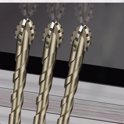 3pcs كربيد كربيد sawtooth الحفر غريب الأطوار ، سداسي سداسي للبلاط السيراميك ، الحديد الزهر ، الزجاج ، الرخام ، الخرسانة ، أداة الحفر الجاف in Saudi Arabia