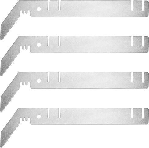 Dunzy 2 Pcs Double Crossbar Hanger Wedding Valance Hanger for Backdrop, Pipe and Drape Backdrop Stand Kit Double Stand (3 Inch) in Saudi Arabia