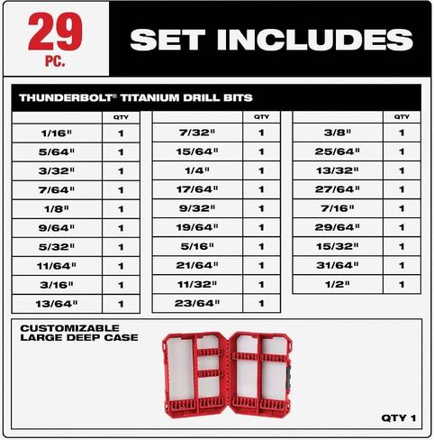 Milwaukee 48-89-0012 Bit Tin Set (29-Piece) in Saudi Arabia