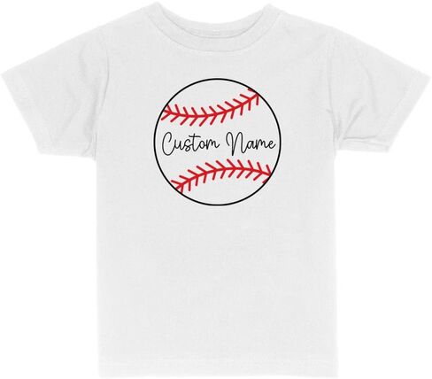 اسم البيسبول مخصص اسم Toddler Kids T-Shirt in Kuwait