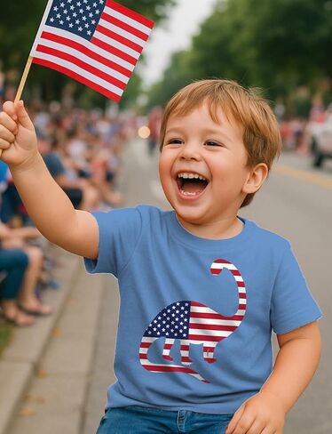 Tstars Mommy's Little Firecracker 4th of July Shirt for Kids - Toddler Girls & Boys Patriotic American Flag T-Shirt in Saudi Arabia