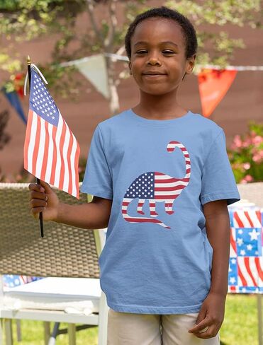 Tstars Mommy's Little Firecracker 4th of July Shirt for Kids - Toddler Girls & Boys Patriotic American Flag T-Shirt in Saudi Arabia