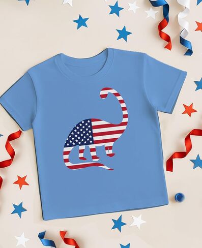 Tstars Mommy's Little Firecracker 4th of July Shirt for Kids - Toddler Girls & Boys Patriotic American Flag T-Shirt in Saudi Arabia
