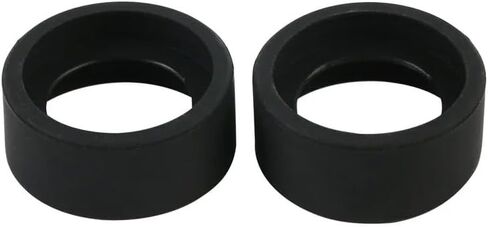 2pcs 28-36mm مختلفة من المطاط الناعم العيون العيون دروع أكواب العين حراس مناظير مجهر التلسكوب رؤية الرؤية الليلية (أسود) in Kuwait