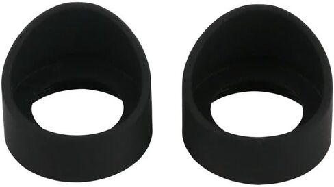 2pcs 28-36mm مختلفة من المطاط الناعم العيون العيون دروع أكواب العين حراس مناظير مجهر التلسكوب رؤية الرؤية الليلية (أسود) in Kuwait